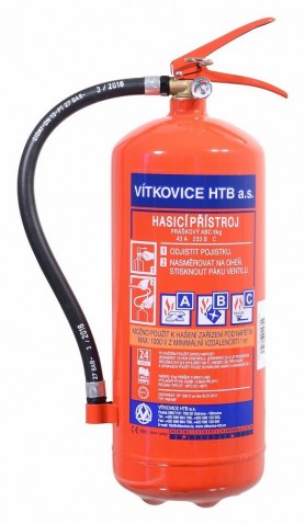 Hasicí přístroj práškový 6 kg ABC (43A) COMPASS