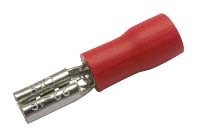 Zdierka faston 2.8mm ,vodič 0.5-1.5mm  červená