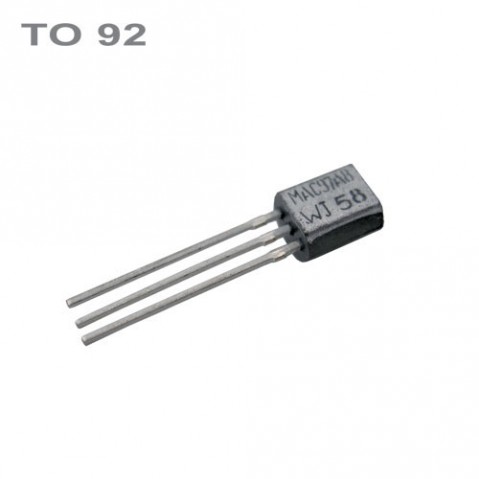Tranzistor BF370  NPN 40V,0.1A,0.5W,500MHz  TO92