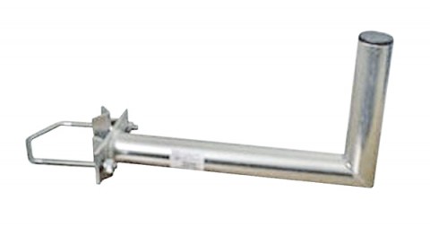 Anténny držiak 50 na stožiar s vinklom rozteč strmeňa 120mm priemer 42mm výška 16cm