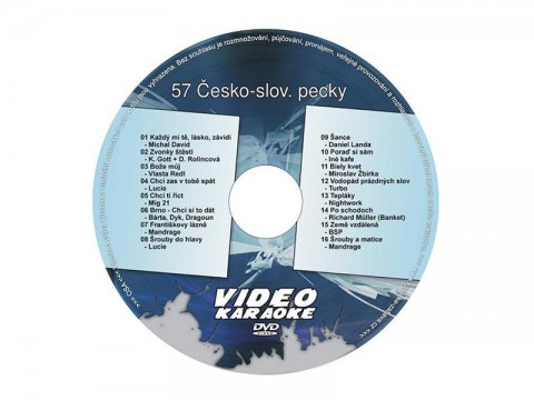 Karaoke DVD Česko-slovenské kôstky
