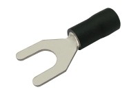 Vidlička 6.5mm, vodič 2.5-4.0mm černá