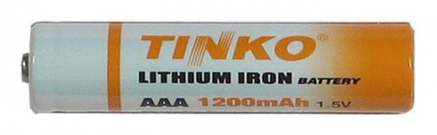 Batérie lítiová AAA R03 1,5V/1200mAh TINKO  2ks