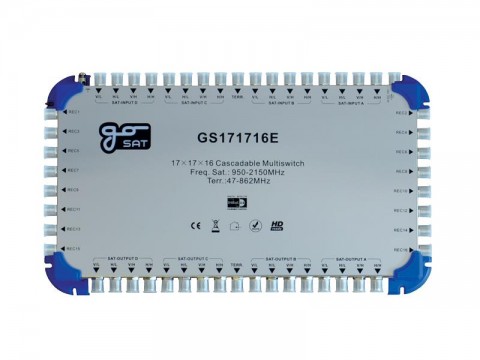 Satelitný multiprepínač GoSAT GS171716E