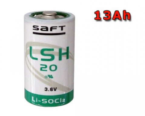 Batérie lítiová LSH 20 3,6V/13000mAh SAFT