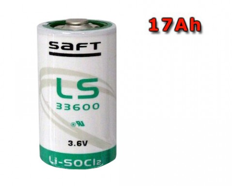 Batérie lítiová LS 33600 3,6V/17000mAh SAFT