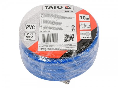 Hadica vzduchová PVC YATO YT-24224 10m