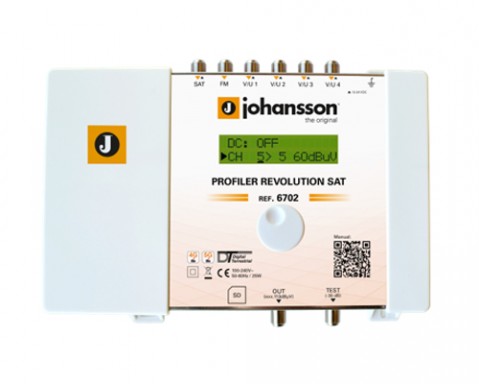 Anténny zosilňovač programovateľný Johansson 6702 Profiler Revolution SAT