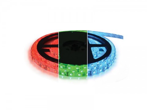 LED pásik 12V 5050  60LED/m IP20 max. 12W/m RGB (cievka 5m) GETI