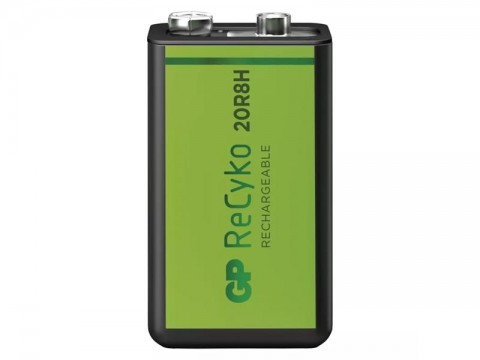 Batéria 6F22 nabíjecí 9V/200mAh GP Recyko