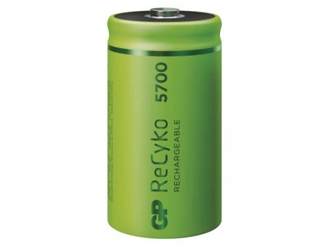 Batérie D (R20) nabíjacie 1,2V/5700mAh GP Recyko  2ks