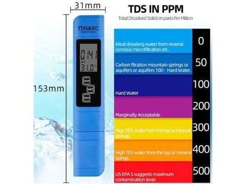 Merač vodivosti vody TDS meter R176
