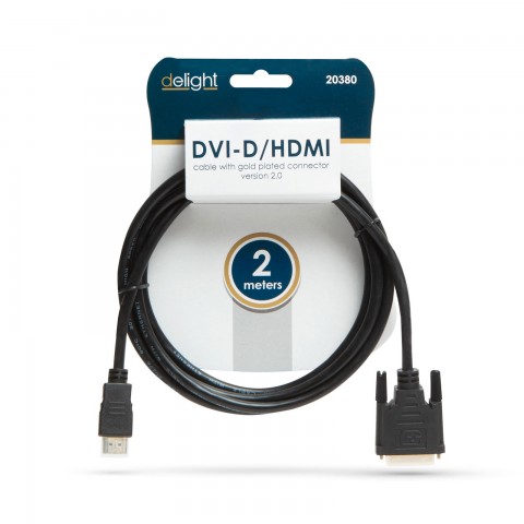 DVI-D / HDMI kábel • 2m