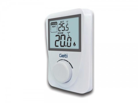 Termostat GETI GRT01 drôtový