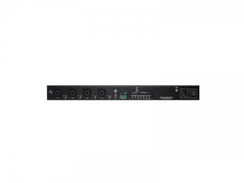 Zosilňovač SHOW PAX-240, rack, 240W / 4Ω / 70V / 100V, 5 kanálový zmiešavač