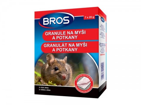 Granule na myši a potkany BROS 140g