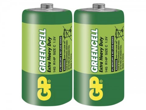 Batéria C (R14) Zn-Cl GP Greencell  2ks