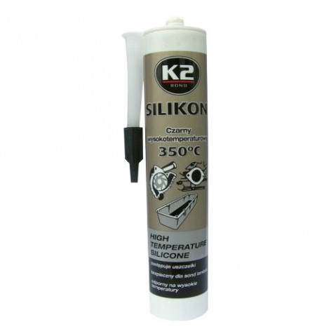 Silikón pre utesnenie časti motora pri montáži K2 SILICONE BLACK 300g