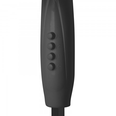 Stojanový ventilátor - Ø38 cm - čierny