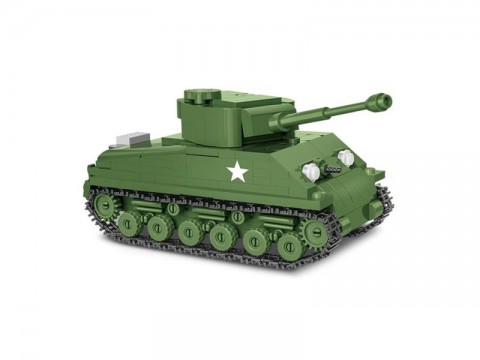 Stavebnica COBI 2705 II WW Sherman M4A3E8 Easy Eight, 1:48, 315 k