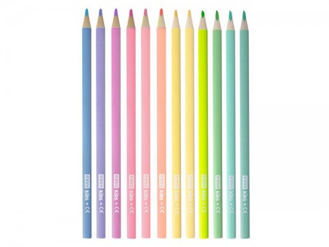 Pastelky EASY Pastel trojhranné 12ks
