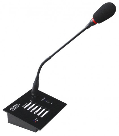 DEXON Přepážkový mikrofon s přehrávačem hlášení PA 600