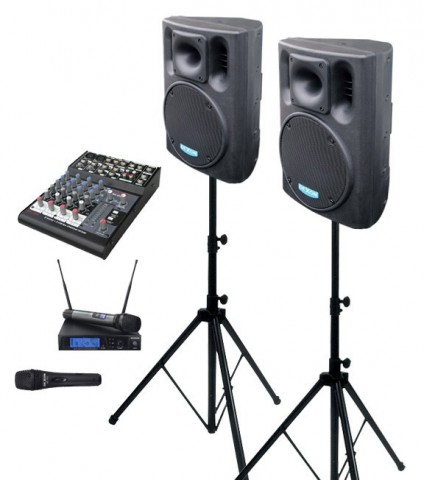 DEXON 2x BC 1000A + MBD 830 + MD 505 + DMC 2220 ozvučovací sestava s mikrofony