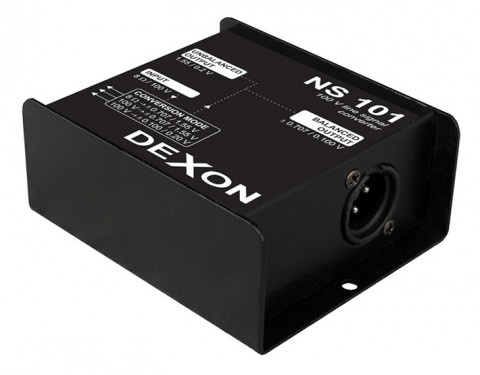 DEXON Konvertor ze 100V úrovně na linkový signál NS 101