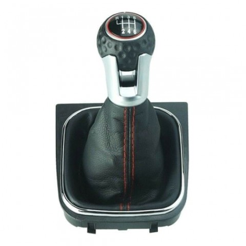 Radiaca páka s manžetou VW EOS 2006 - 2012 6st Black/Red