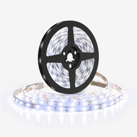 LED pásik 12V 2835 120LED/m IP20 max. 10W/m biela studená (cievka 5m) SOLIGHT WM610