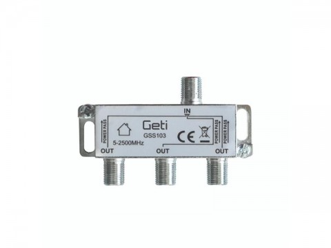 Anténny rozbočovač GETI GSS103 3 výstupy