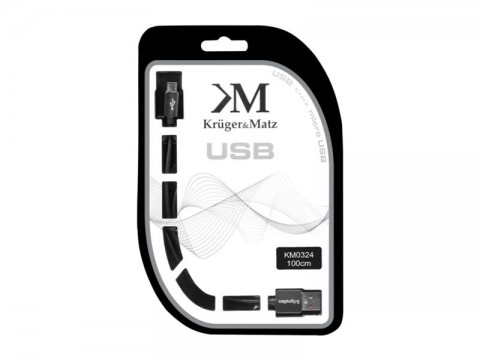 Kábel KRUGER & MATZ KM0324 USB - micro USB kabel 1m