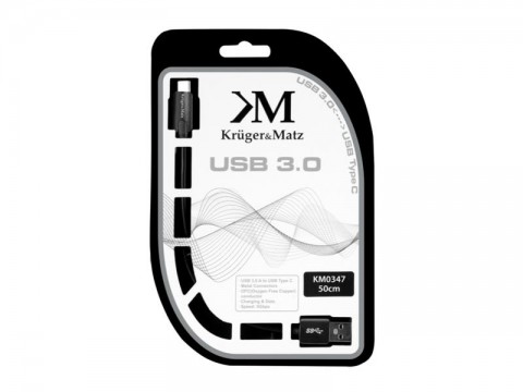 Kábel KRUGER & MATZ KM0347 USB - USB-C 0,5m