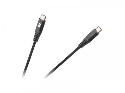 Kábel REBEL RB-6003-100-B  USB-C/USB-C 1m