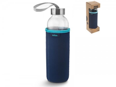 Fľaša na vodu ORION s termoobalom 540ml modrá