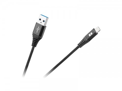 Kábel REBEL RB-6002-100-B USB/Lightning 1m