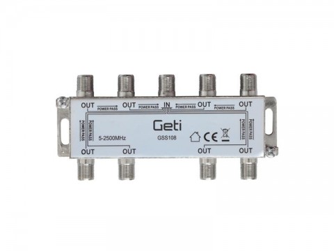 Anténny rozbočovač GETI GSS108  8 výstupů