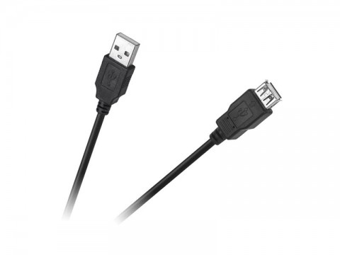 Kábel CABLETECH KPO4013-1.5 Eco-Line USB konektor/USB zdierka 1,5m Black