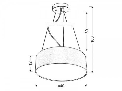 Luster CANDELLUX 31-67722 KIOTO