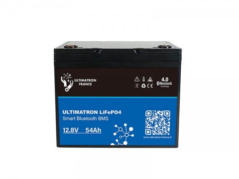 Batéria LiFePO4 12,8V 54Ah Ultimatron Smart BMS