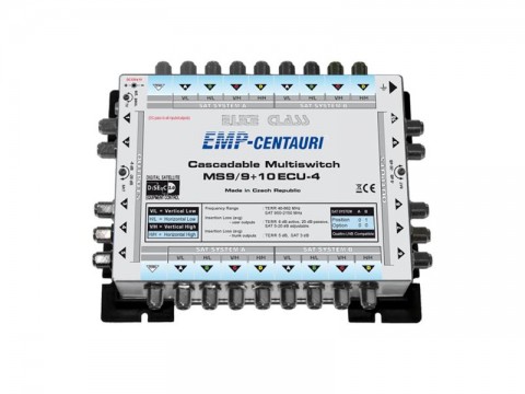 Satelitný multiprepínač EMP Centauri MS9/9+10ECU-4