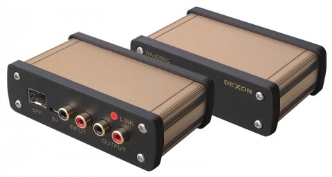 DEXON WA 825RC + WA 825RC sada přenášeče signálu po optickém kabelu