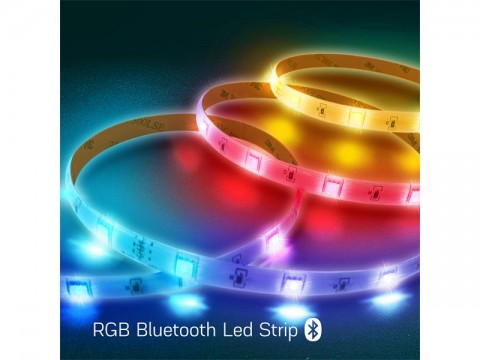Smart LED pásik 24V 30LED/m IP44 12W RGB NOUS F6 5m Bluetooth Tuya