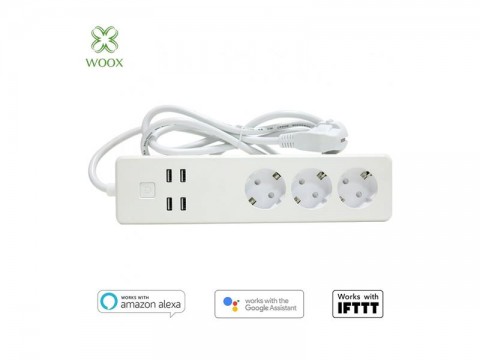 Smart predlžovací kábel WOOX R4028 WiFi Tuya