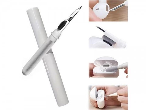Čistiace pero pre slúchadlá AirPods 3v1 White