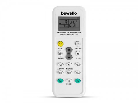 Diaľkový ovládač pre klimatizáciu BEWELLO BW4008 univerzálny