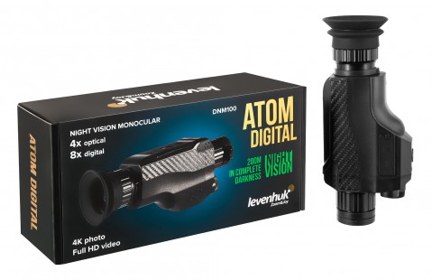 Levenhuk Atom Digital DNM100 Night Vision Monocular (4x, 850 nm)