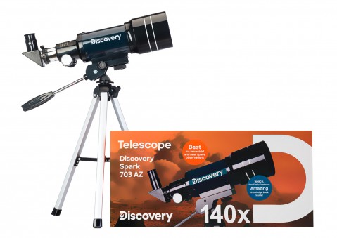 Teleskop Discovery Spark 703 AZ s knihou (CZ)