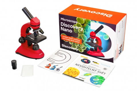 (CZ) Mikroskop se vzdělávací publikací Discovery Nano Gravity (Terra, CZ)