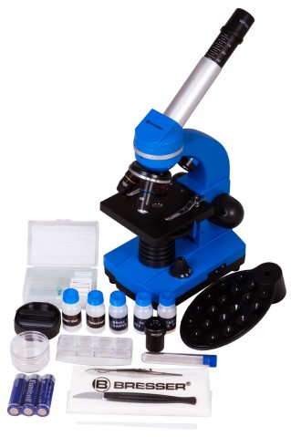 Mikroskop Bresser Junior Biolux SEL 40–1600x (Blue)
